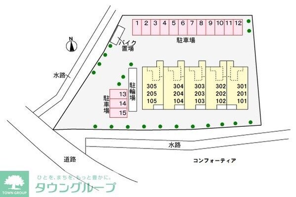 コンフォーティアの物件内観写真